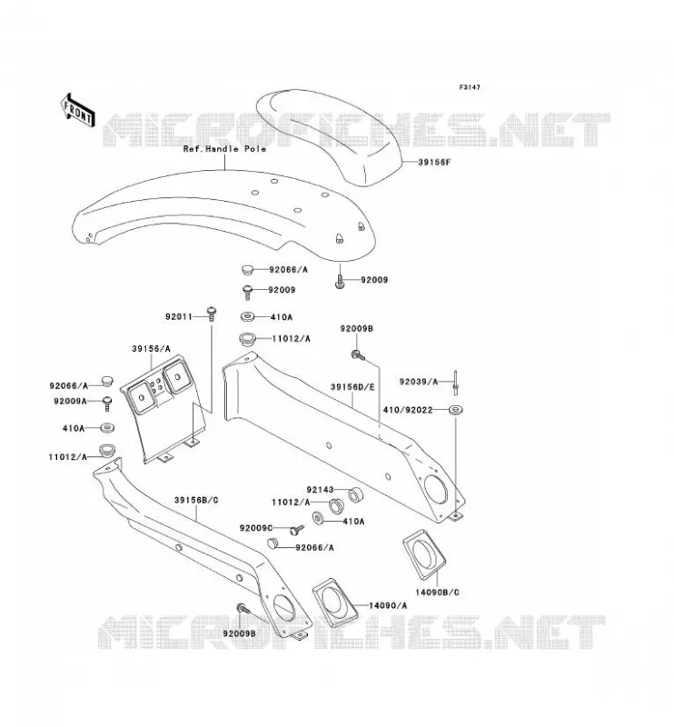 MOUSSES Kawasaki JET SKI 750 1999 JET SKI 750 SXI PRO  JS750-C2