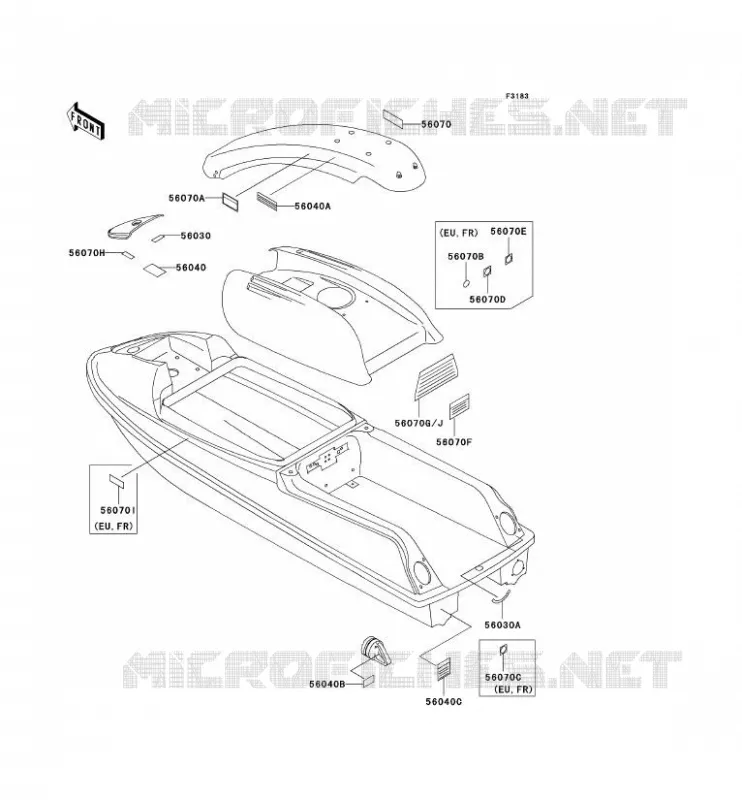 LABEL Kawasaki JET SKI 750 2002 JET SKI 750 SXI PRO  JS750-C5
