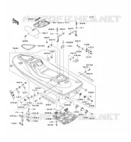 COQUE pour Kawasaki JET SKI STX-12F 2003