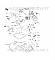 PIECE COQUE AV pour Kawasaki JET SKI STX-12F 2003
