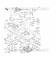 COQUE pour Kawasaki JET SKI STX-12F 2004
