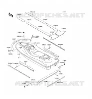 MOUSSES pour Kawasaki JET SKI STX-12F 2004