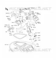 PIECE COQUE AV pour Kawasaki JET SKI STX-12F 2004