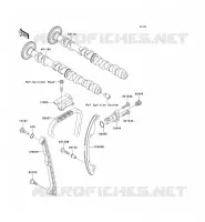 ARBRE A CAME/TENDEUR pour Kawasaki JET SKI STX-12F 2005