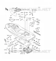 COQUE pour Kawasaki JET SKI STX-15F 2005