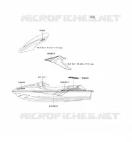 STICKER pour Kawasaki JET SKI STX-15F 2005