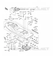 COQUE pour Kawasaki JET SKI STX-15F 2005