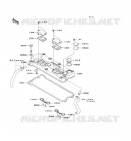 COUVRE CULASSE pour Kawasaki JET SKI STX-15F 2005