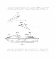 STICKER pour Kawasaki JET SKI STX-15F 2005