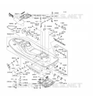 COQUE pour Kawasaki JET SKI STX-15F 2007