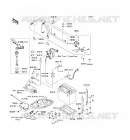 &Eacute;QUIPEMENT ELECTRIQUE pour Kawasaki JET SKI STX-15F 2007