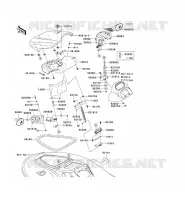 PIECE COQUE AV pour Kawasaki JET SKI STX-15F 2007