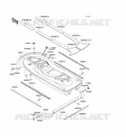 MOUSSES pour Kawasaki JET SKI STX-15F 2009