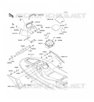 PIECE COQUE MILIEU pour Kawasaki JET SKI STX-15F 2009