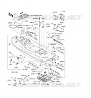 COQUE pour Kawasaki JET SKI STX-15F 2012