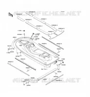 MOUSSES pour Kawasaki JET SKI STX-15F 2012