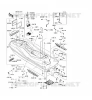 COQUE pour Kawasaki JET SKI ULTRA 250X 2008