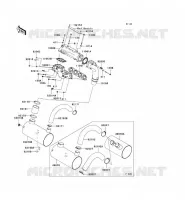 &Eacute;CHAPPEMENT pour Kawasaki JET SKI ULTRA 250X 2008
