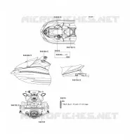 LABEL pour Kawasaki JET SKI ULTRA 250X 2008