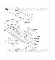 MOUSSES pour Kawasaki JET SKI ULTRA 250X 2008