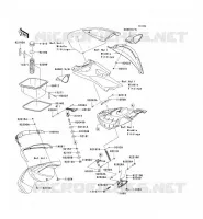 PIECE COQUE AV pour Kawasaki JET SKI ULTRA 250X 2008