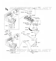 SILENCIEUX ADMISSION pour Kawasaki JET SKI ULTRA 250X 2008