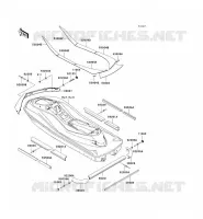 MOUSSES pour Kawasaki JET SKI ULTRA LX 2008
