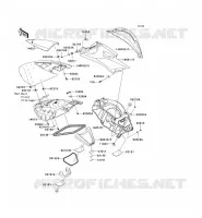 PIECE COQUE MILIEU  1500 kawasaki-moto 2008 JET SKI ULTRA LX E_07