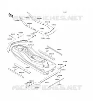 MOUSSES pour Kawasaki JET SKI ULTRA LX 2008