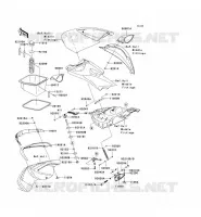 PIECE COQUE AV pour Kawasaki JET SKI ULTRA LX 2008