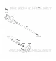ARBRE DE TRANSMISSION pour Kawasaki JET SKI ULTRA 260X 2010