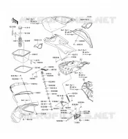 PIECE COQUE AV pour Kawasaki JET SKI ULTRA 260LX 2010