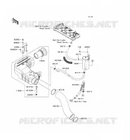SILENCIEUX ADMISSION pour Kawasaki JET SKI ULTRA 260LX 2010
