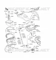PIECE COQUE AV pour Kawasaki JET SKI ULTRA 300X 2012