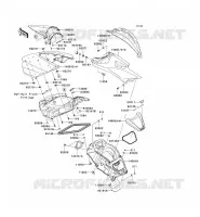 PIECE COQUE MILIEU pour Kawasaki JET SKI ULTRA 300X 2012