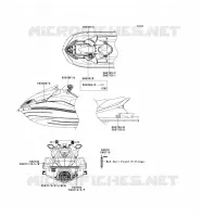 LABEL pour Kawasaki JET SKI ULTRA 300LX 2011