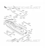 MOUSSES pour Kawasaki JET SKI ULTRA 300LX 2011