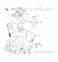 PIECE COQUE AR pour Kawasaki JET SKI ULTRA 300LX 2011
