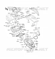 PIECE COQUE MILIEU pour Kawasaki JET SKI ULTRA 300LX 2011