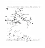 &Eacute;CHAPPEMENT pour Kawasaki JET SKI ULTRA 310X 2015