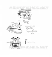 LABEL pour Kawasaki JET SKI ULTRA 310X 2015