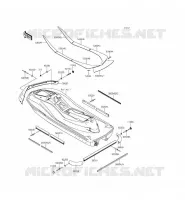 MOUSSES pour Kawasaki JET SKI ULTRA 310X 2015