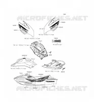 STICKER pour Kawasaki JET SKI ULTRA 310X 2015