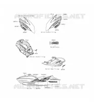 STICKER pour Kawasaki JET SKI ULTRA 310X 2015
