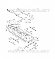 MOUSSES pour Kawasaki JET SKI ULTRA 310LX 2015