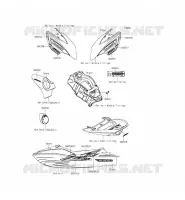 STICKER pour Kawasaki JET SKI ULTRA 310LX 2015