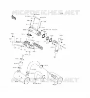 &Eacute;CHAPPEMENT pour Kawasaki JET SKI ULTRA 310X 2015
