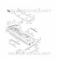 MOUSSES pour Kawasaki JET SKI ULTRA 310X 2015