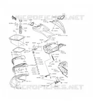 PIECE COQUE AV pour Kawasaki JET SKI ULTRA 310X 2015