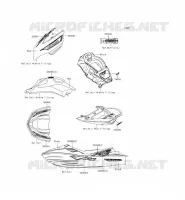 STICKER pour Kawasaki JET SKI ULTRA 310X 2015
